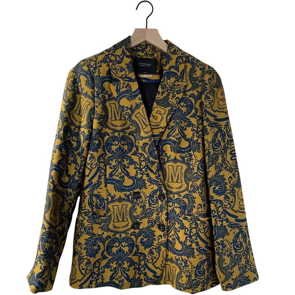 NWT SCOTCH & SODA Jacquard Blazer Jacket